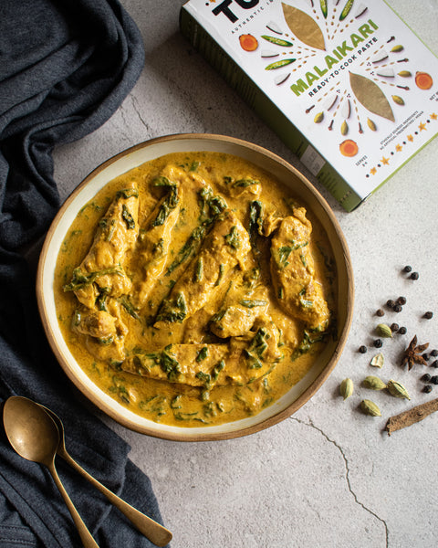 Chicken & Spinach Malaikari - Tulua