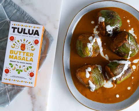 Stuffed Capsicum in Butter Masala