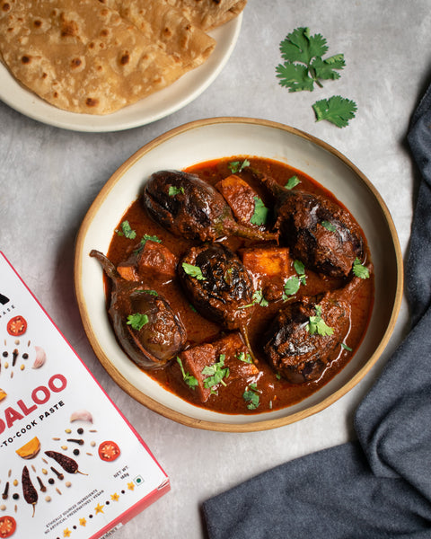 Potato & Eggplant Vindaloo Curry